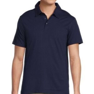 Saks Fifth Avenue Blue Polo Shirt Classic Fit